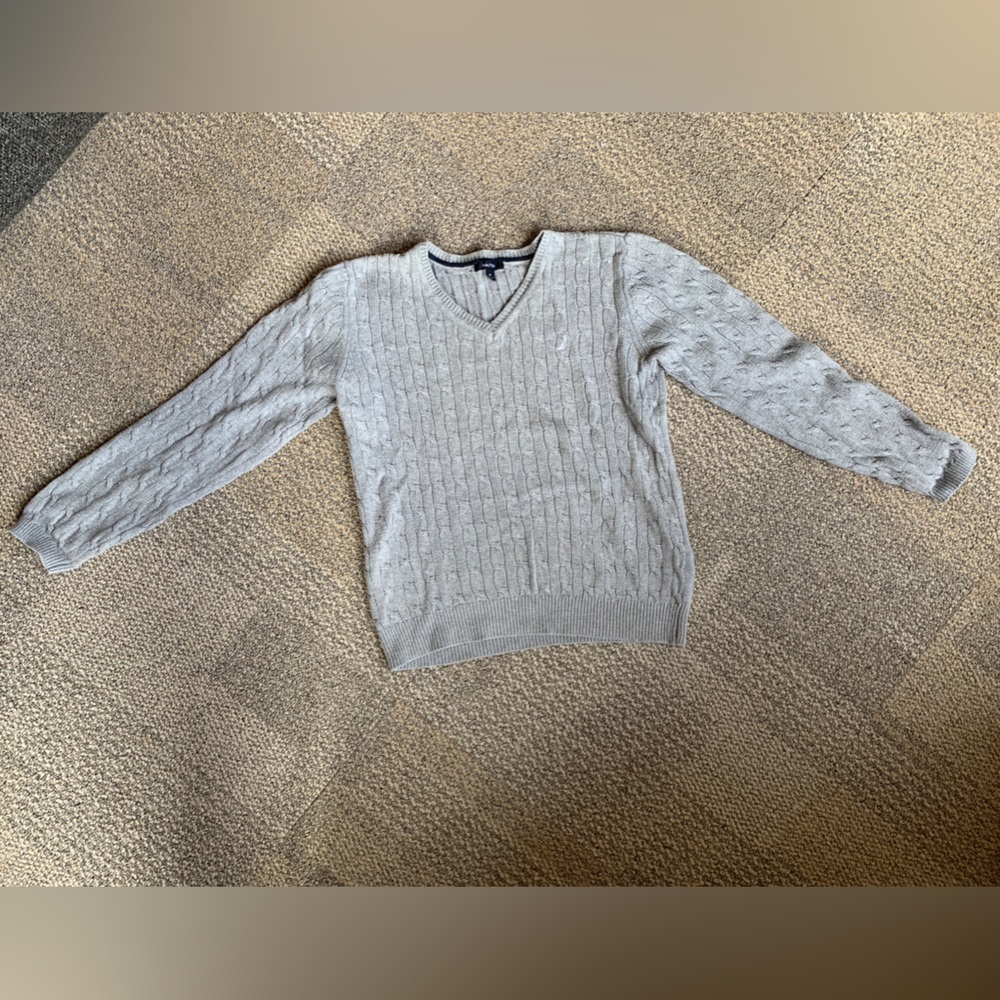 Nautica v-neck cotton sweater